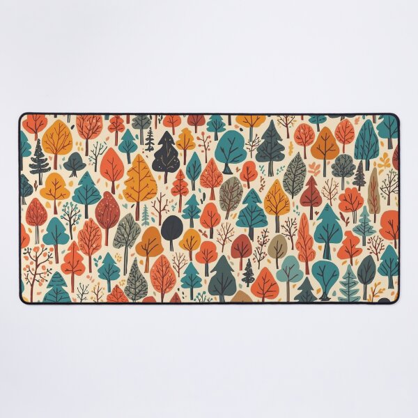 Item preview, Autumn Forest Pattern: Cute Fall Trees Seamless Repeat Graphic designed and sold by Caira-Design.