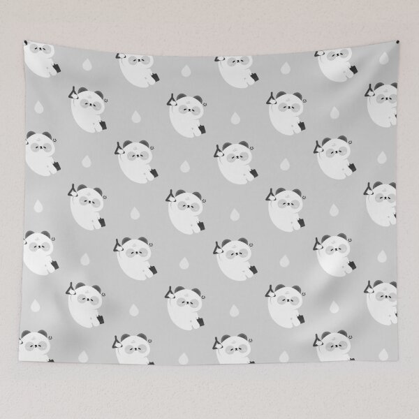 Item preview, Tired Panda Commute designed and sold by theladyernestember.