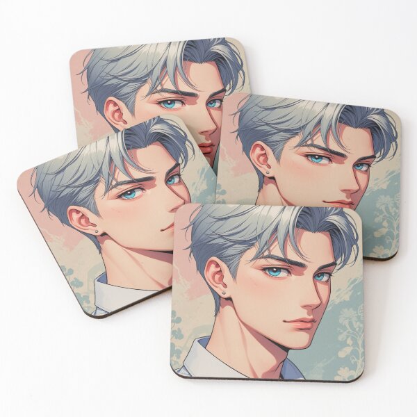 Item preview, face handsome young man anime style character designed and sold by evanurozi.