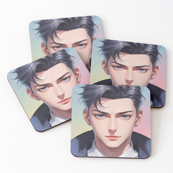 Item preview, face handsome young man anime style character designed and sold by evanurozi.