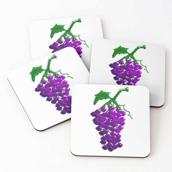 Item preview, Pixel grape bunch  designed and sold by mellowmornings.