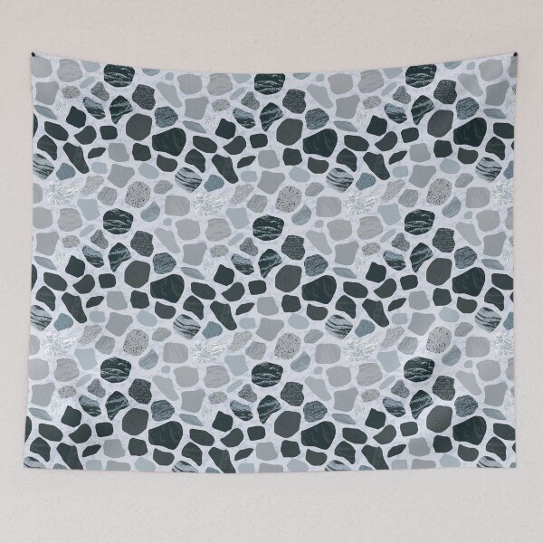 Item preview, Natural Stones Zig Zag Mosaic designed and sold by Goddessart.
