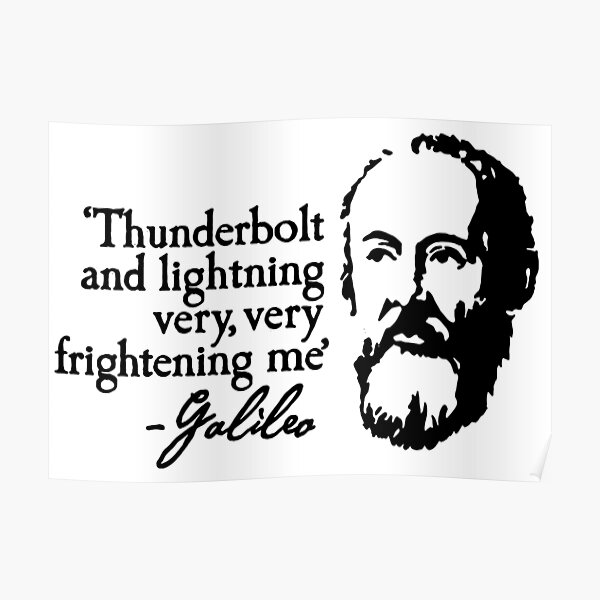 Galileo Galilei Quotes Posters Redbubble