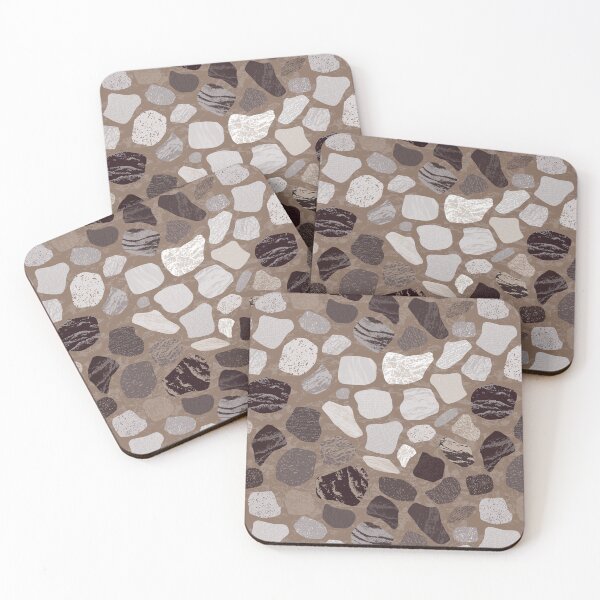 Item preview, Natural Stones Zig Zag Mosaic designed and sold by Goddessart.
