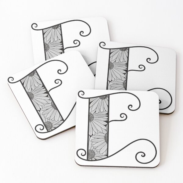 Item preview, Sunflower Inspired Letter E designed and sold by SSN-ART.
