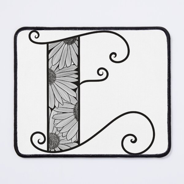 Item preview, Sunflower Inspired Letter E designed and sold by SSN-ART.