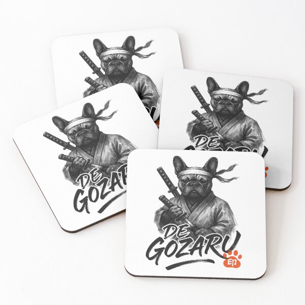 Item preview, French Bulldog Samurai | Japanese Ink Brush Dog | Type A designed and sold by koyuki-works.