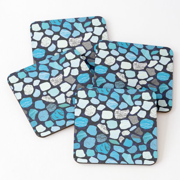 Item preview, Natural Stones Zig Zag Mosaic designed and sold by Goddessart.