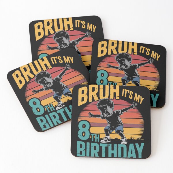 Item preview, Bruh It's My 8th Birthday Dabbing Boy 8 Year Old Birthday  designed and sold by HuValverdeArt.