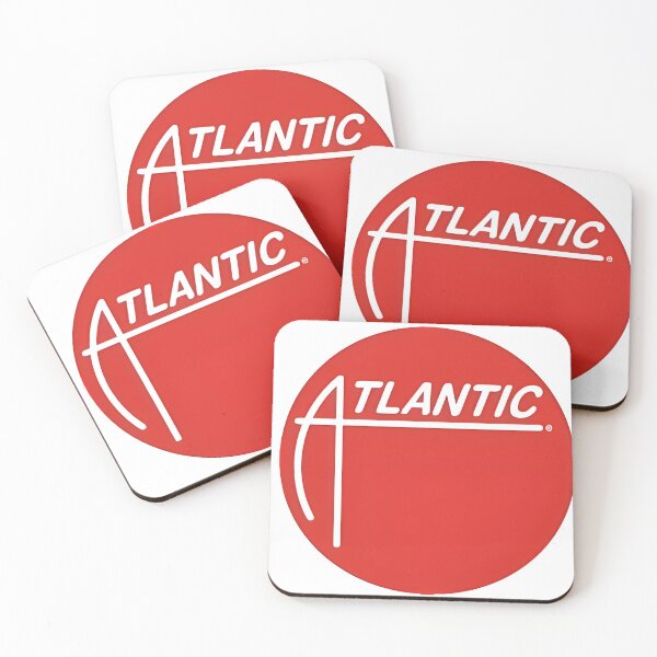 Item preview, Red Vintage Atlantic Records Classic Logo Retro Music Tee designed and sold by asmakmukti.