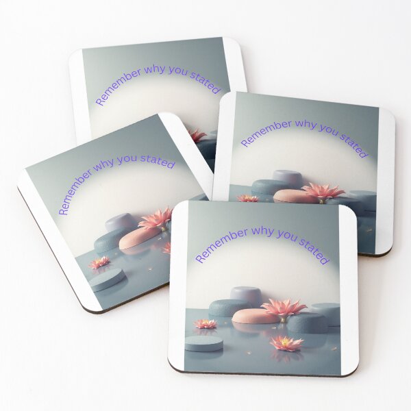 Item preview, Remember Why You Started - Motivational Lotus Scene designed and sold by DreamF.
