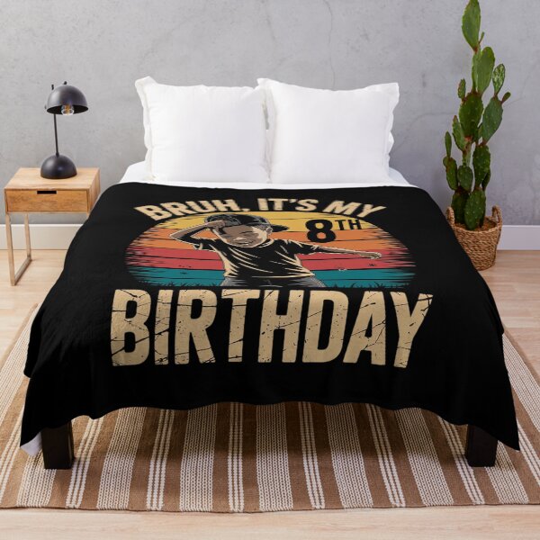Item preview, Bruh It's My 8th Birthday Dabbing I'm 8 Year Old Birthday 4 designed and sold by HuValverdeArt.