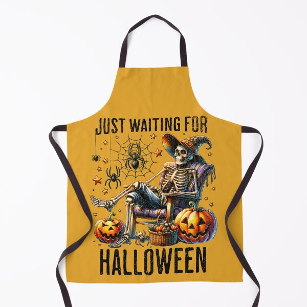 Item preview, Skeleton with Witch Hat and Pumpkins – Halloween Artwork designed and sold by NotasCreativa.