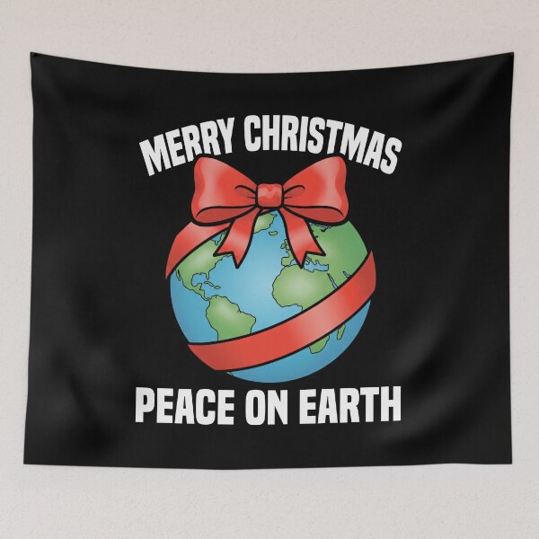 Item preview, MERRY CHRISTMAS - PEACE ON EARTH designed and sold by KEF Custom.
