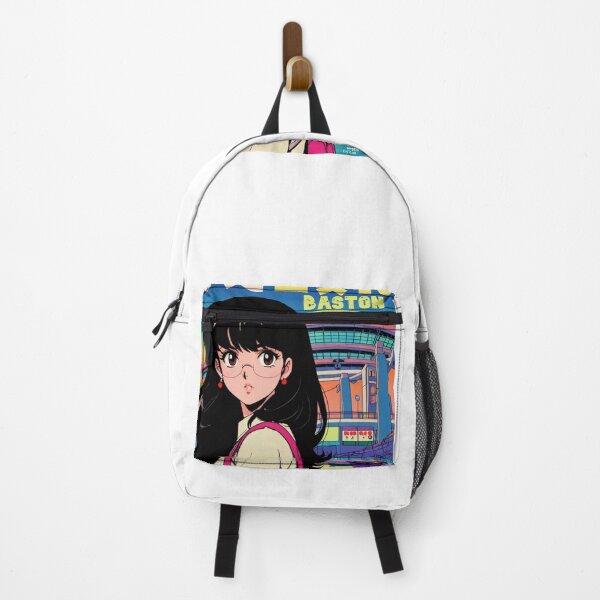 Item preview, Retro Anime Girl Cute Boston EE.UU Travel 80s Design designed and sold by ANIMEX00.