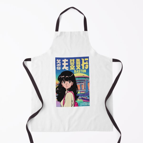 Item preview, Retro Anime Girl Cute Boston EE.UU Travel 80s Design designed and sold by ANIMEX00.