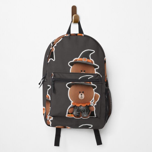 Item preview, LINE Friends Brown Bear Kawaii Witch - Halloween Witch Bear - Spooky Cute Design designed and sold by Billy Morfo™.