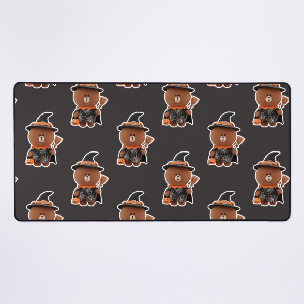 Item preview, LINE Friends Brown Bear Kawaii Witch - Halloween Witch Bear - Spooky Cute Design designed and sold by William Cano.