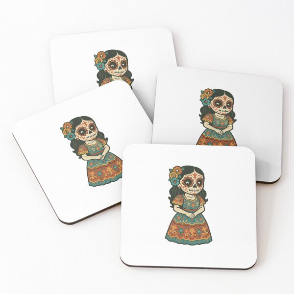 Item preview, Catrina Vestido colorido designed and sold by comiclabgt.