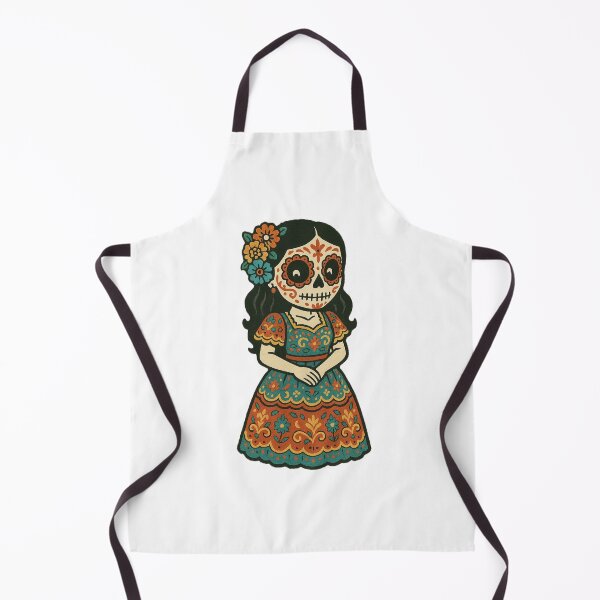 Aperçu de l'œuvre Robe colorée Catrina créée et vendue par comiclabgt.