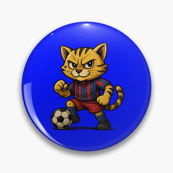 Item preview, Soccer Cat - Soccer Mascot designed and sold by comiclabgt.
