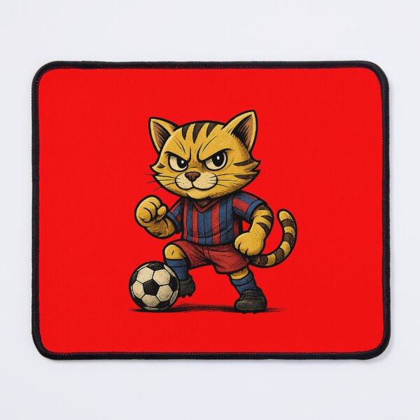 Item preview, Soccer Cat - Soccer Mascot designed and sold by comiclabgt.