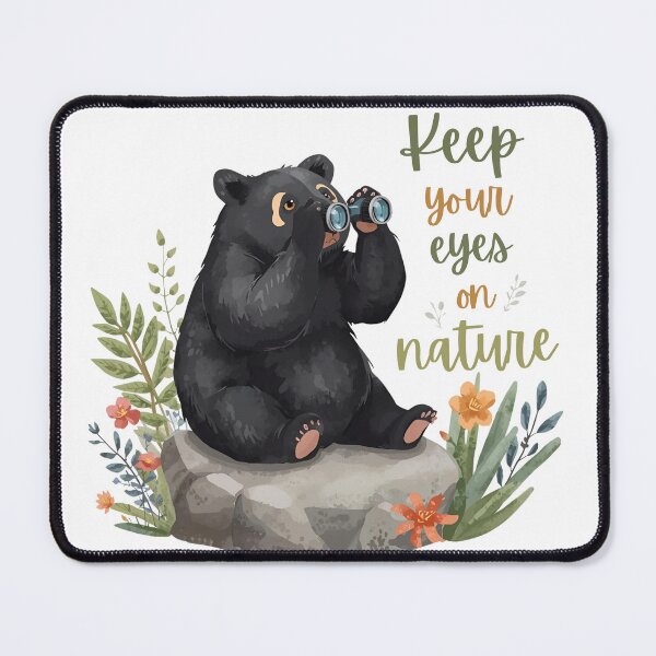 Item preview, Spectacled bear observing nature designed and sold by ColombiaWild.