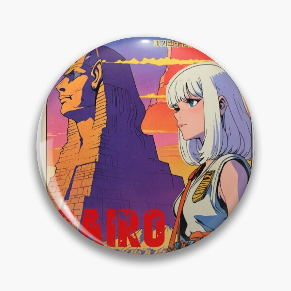 Artikelvorschau, Retro Anime Girl Süßes Kairo Ägypten Reise 80er Design entworfen und verkauft von ANIMEX00.