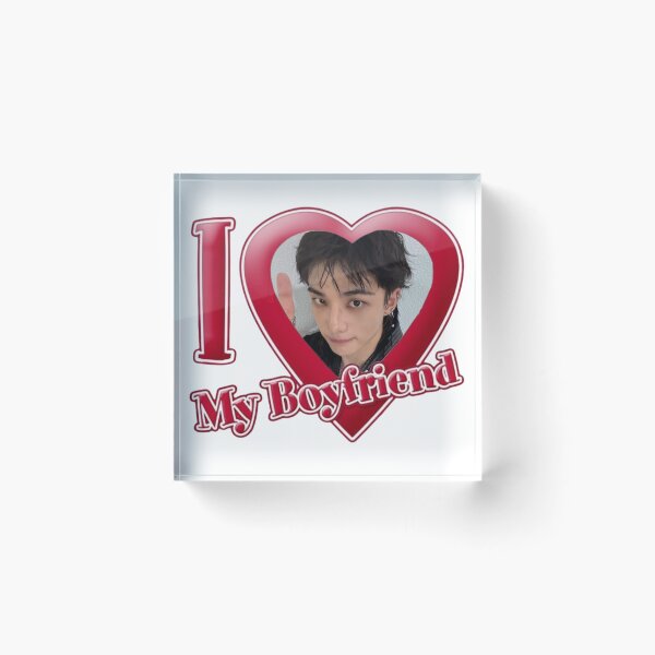Item preview, Hyunjin skz i love my boyfriend designed and sold by zoneforyou.