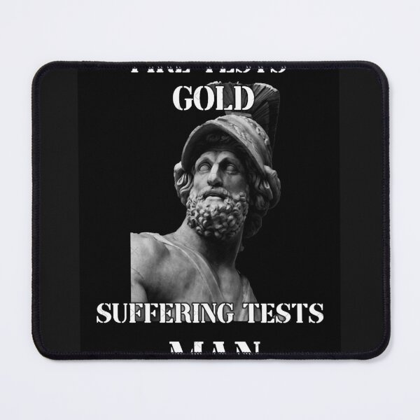 Item preview, fire tests gold suffering tests man designed and sold by NecklaceArtGift.