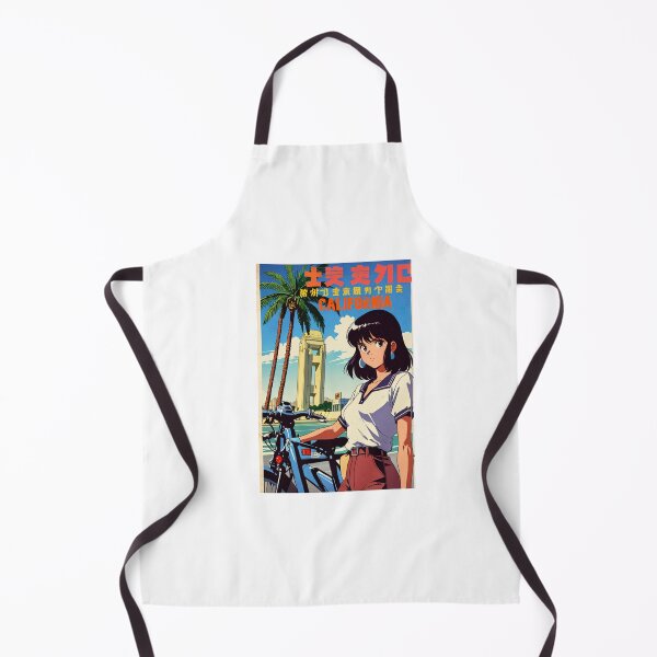 Item preview, Retro Anime Girl Cute California EE.UU Travel 80s Design designed and sold by ANIMEX00.