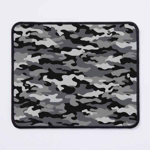 Item preview, digital urban camouflage pattern in various shades of gray, black, and white designed and sold by ifundesign.