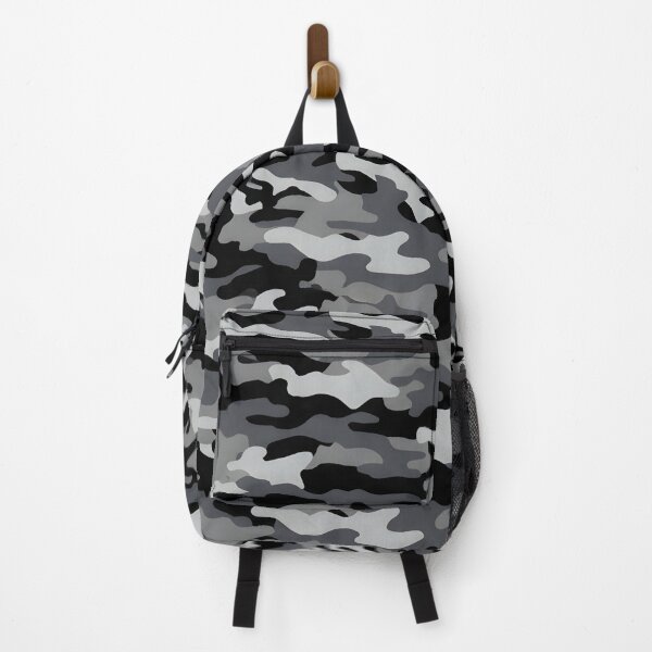 Item preview, digital urban camouflage pattern in various shades of gray, black, and white designed and sold by ifundesign.