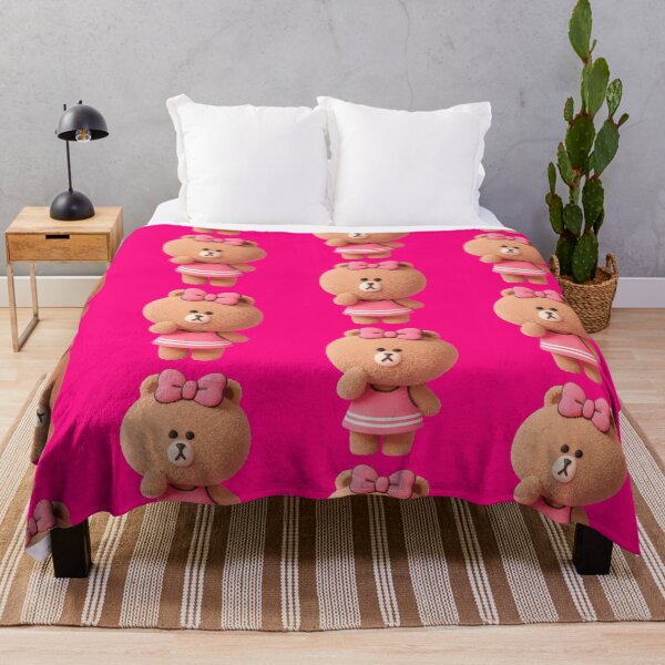 Item preview, LINE Friends Choco Bear - Kawaii Fashionista Bear - Urban and Glam Style for K-Pop and Fashion Lovers designed and sold by William Cano.