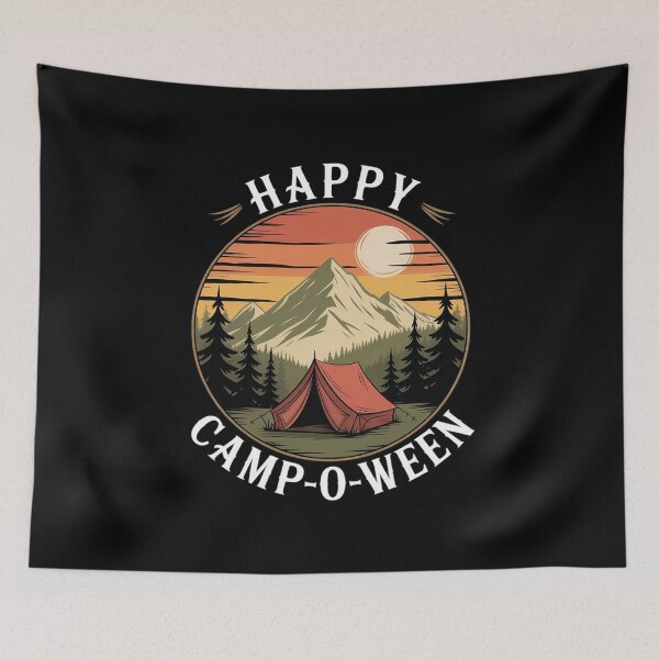 Item preview, Happy Camp-O-Ween Halloween Camping designed and sold by ClassicAnthony.