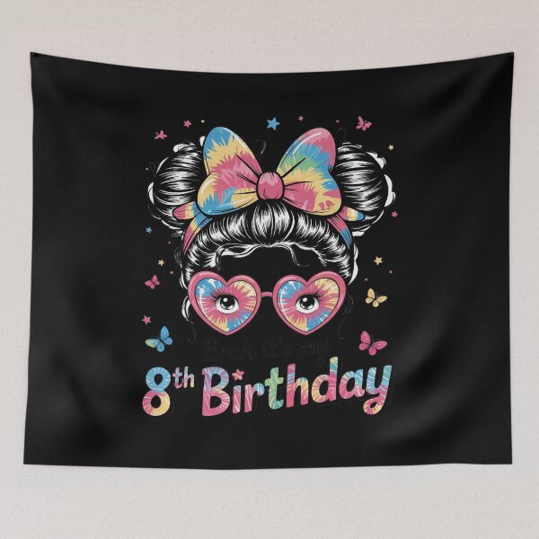 Item preview, Bruh It's My 8th Birthday Girl eight 8 Years Old Birthday  designed and sold by HuValverdeArt.