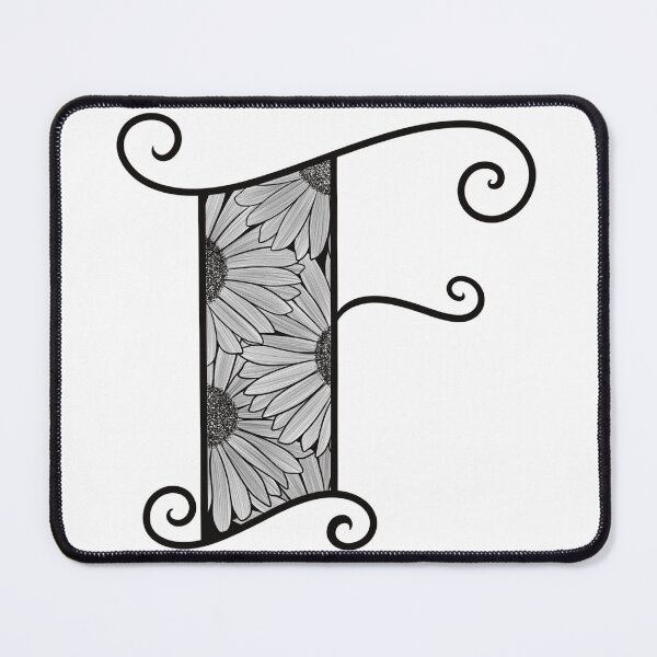 Item preview, Sunflower Inspired Letter F designed and sold by SSN-ART.