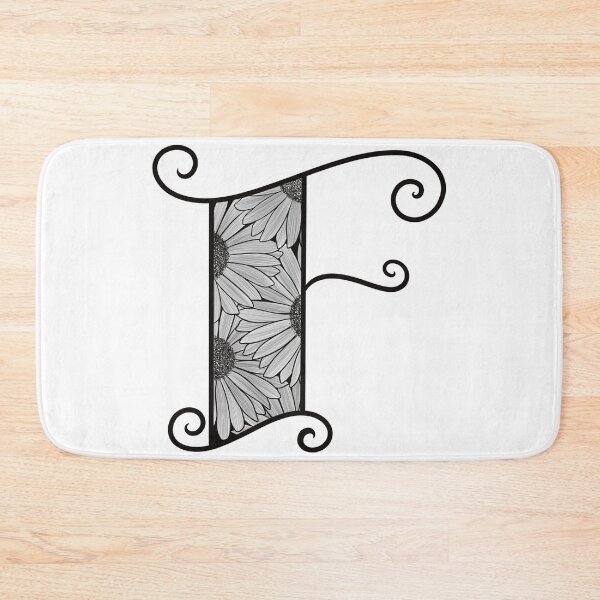 Item preview, Sunflower Inspired Letter F designed and sold by SSN-ART.