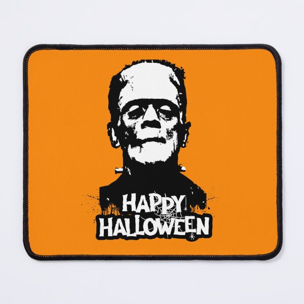 Item preview, Happy Halloween Frankenstien Black And White Design designed and sold by chris-ellis-art.