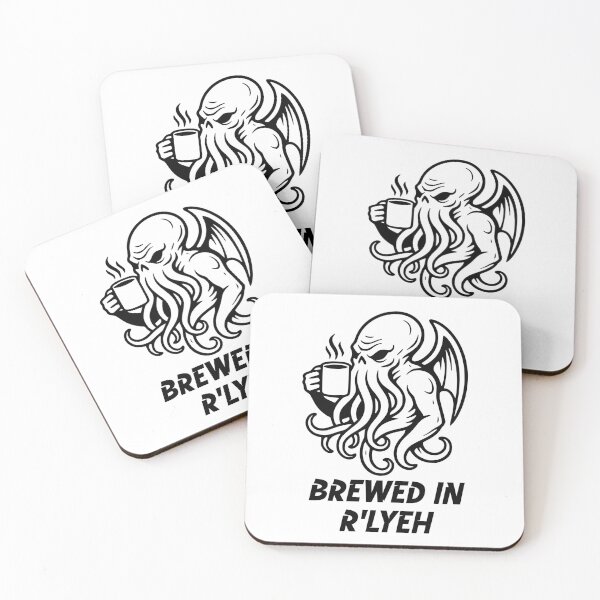 Item preview, Brewed in R'lyeh - Cthulhu coffee designed and sold by JoRealm.