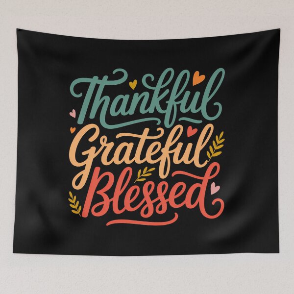Item preview, Thankful Grateful Blessed designed and sold by brynatshop.