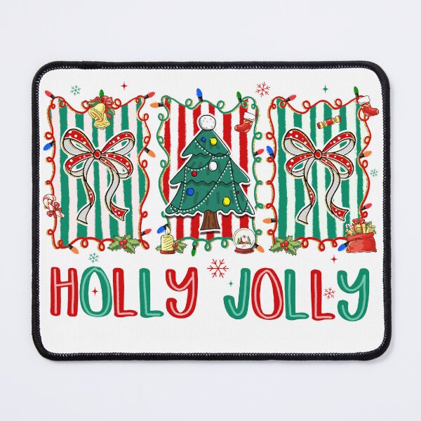 Item preview, Holly Jolly, Christmas The Most Wonderful Time Of The Year designed and sold by vintagearttee.