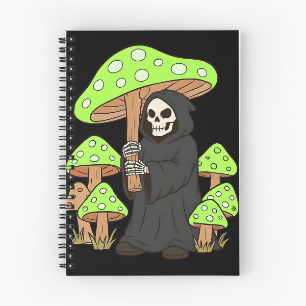 Artikelvorschau, Sensenmann mit psychedelischen Pilzen entworfen und verkauft von jasperDesigns.