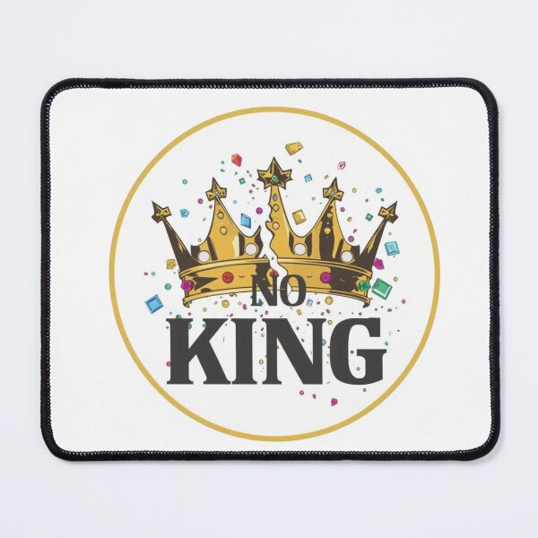 Item preview, Broken Crown with Bold "NO KING" designed and sold by medarabon04.