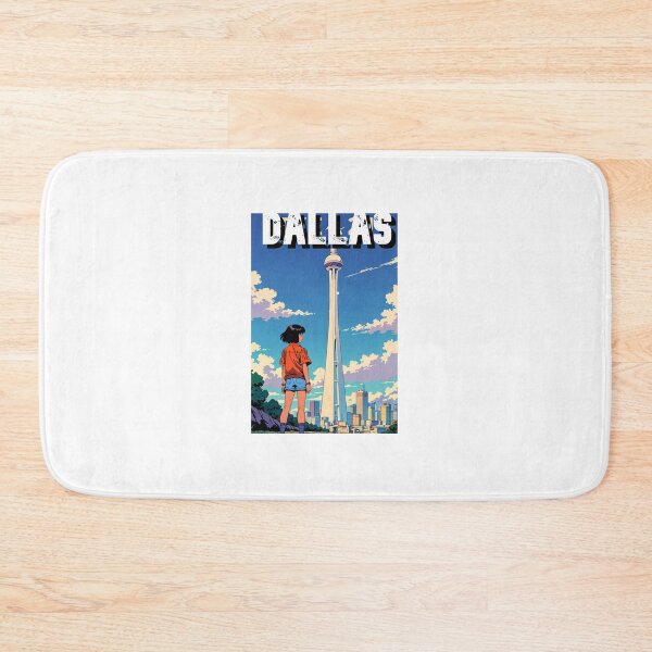 Item preview, Retro Anime Girl Cute Dallas EE.UU Travel 80s Design designed and sold by ANIMEX00.