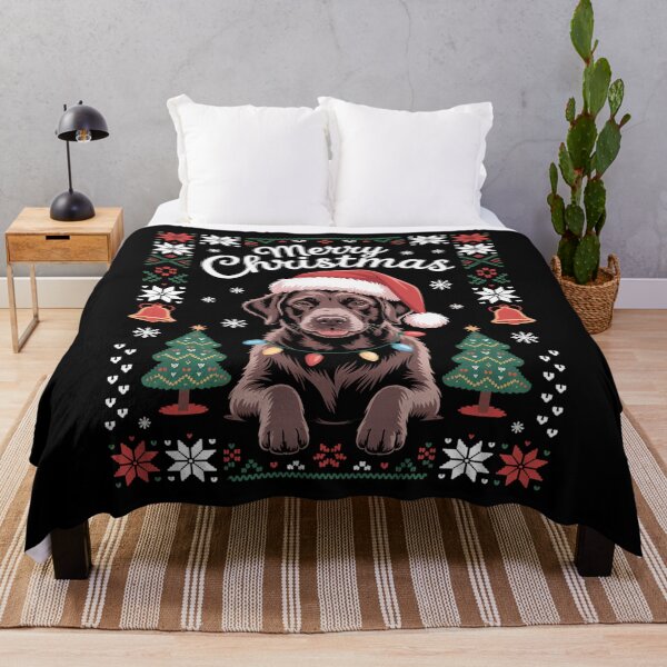 Item preview, Chocolate Labrador Christmas Santa Lab Dog designed and sold by brynatshop.