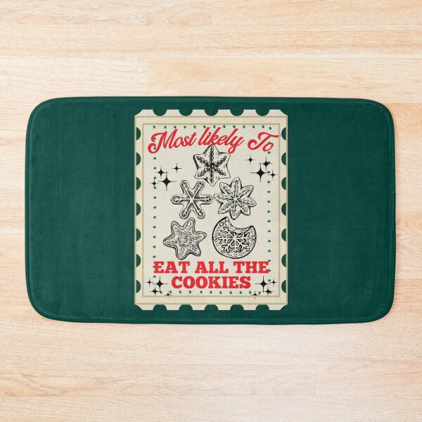 Item preview, Most Likely To Eat All The Cookies For Family Christmas, Funny Family Christmas Sayings designed and sold by Forevermore.