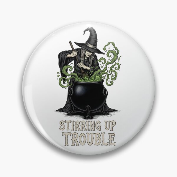 Item preview, Witch Brew: Stirring Up Trouble - Spooky Cauldron designed and sold by SamSupershirt.