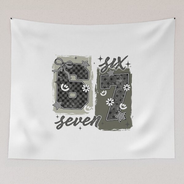 Item preview, Six Seven Meme designed and sold by vintagearttee.