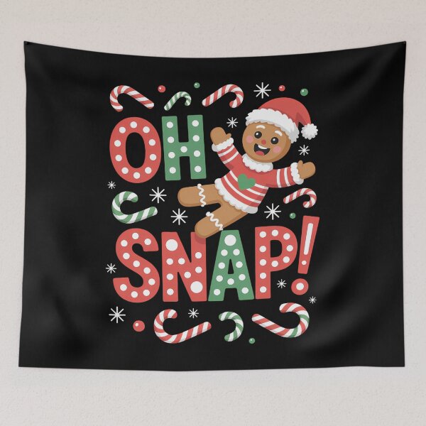 Item preview, Gingerbread Man Oh Snap Christmas Cookie Baking Team designed and sold by brynatshop.